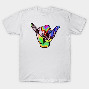 Vsco Shaka Hand Sticker T-Shirt